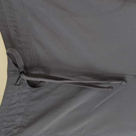 Style & Co. Woman Sport Athletic Capri Pants 3X Gray Pockets Toggle - Picture 4 of 15